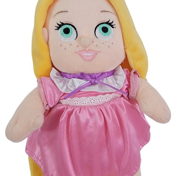 Disney Park Babies Tangled RAPUNZEL Soft Plush Princess Green Eyes 12” Doll - Picture 7 of 16
